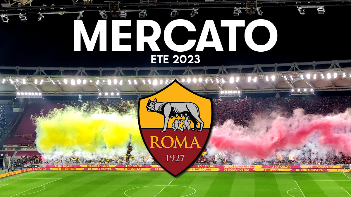 Mercato AS Roma ete 2023 équipes masculines et féminines.